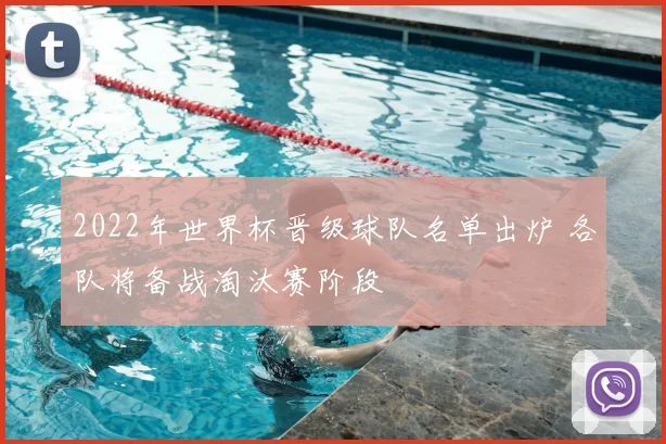 2022年世界杯晋级球队名单出炉 各队将备战淘汰赛阶段